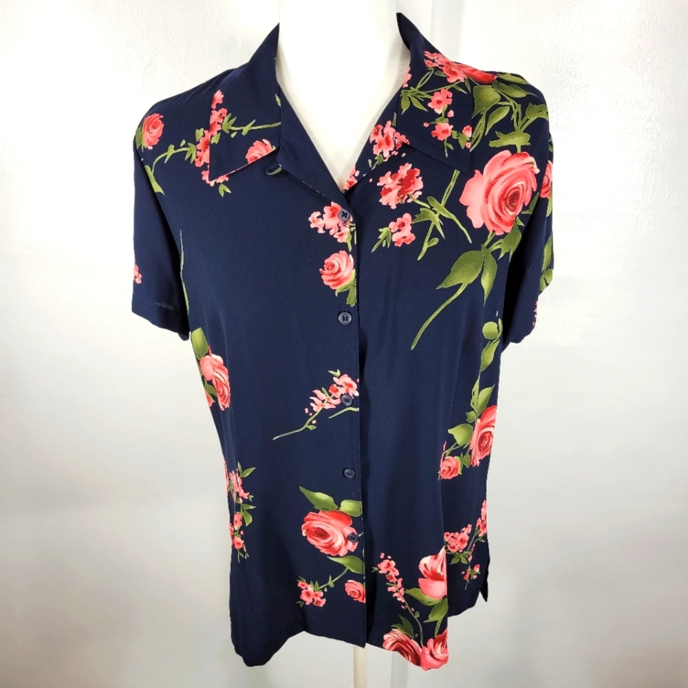 Vintage 90's Emma James Floral Top